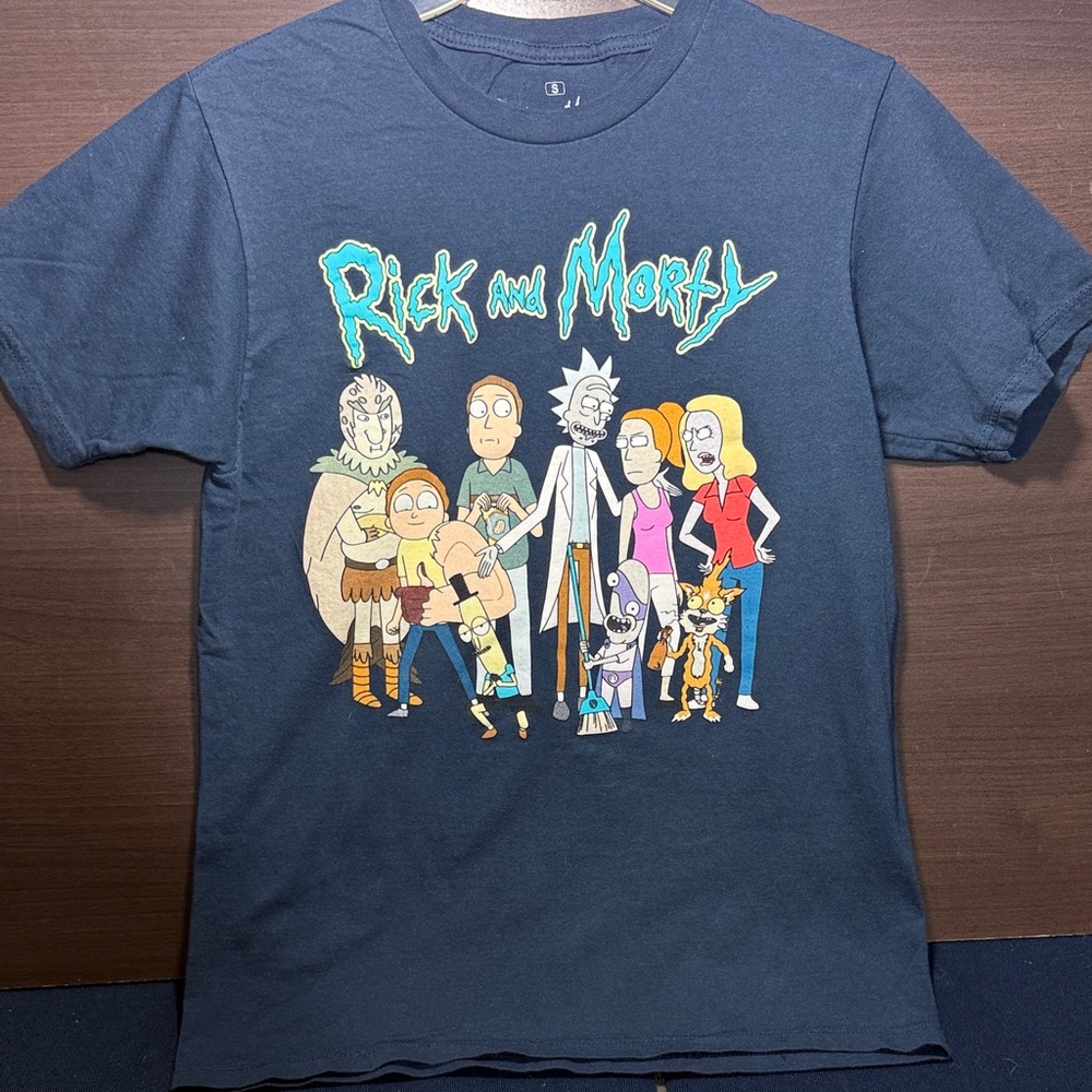 Cartoon Network Rick and Morty Kids Dark Blue Tee